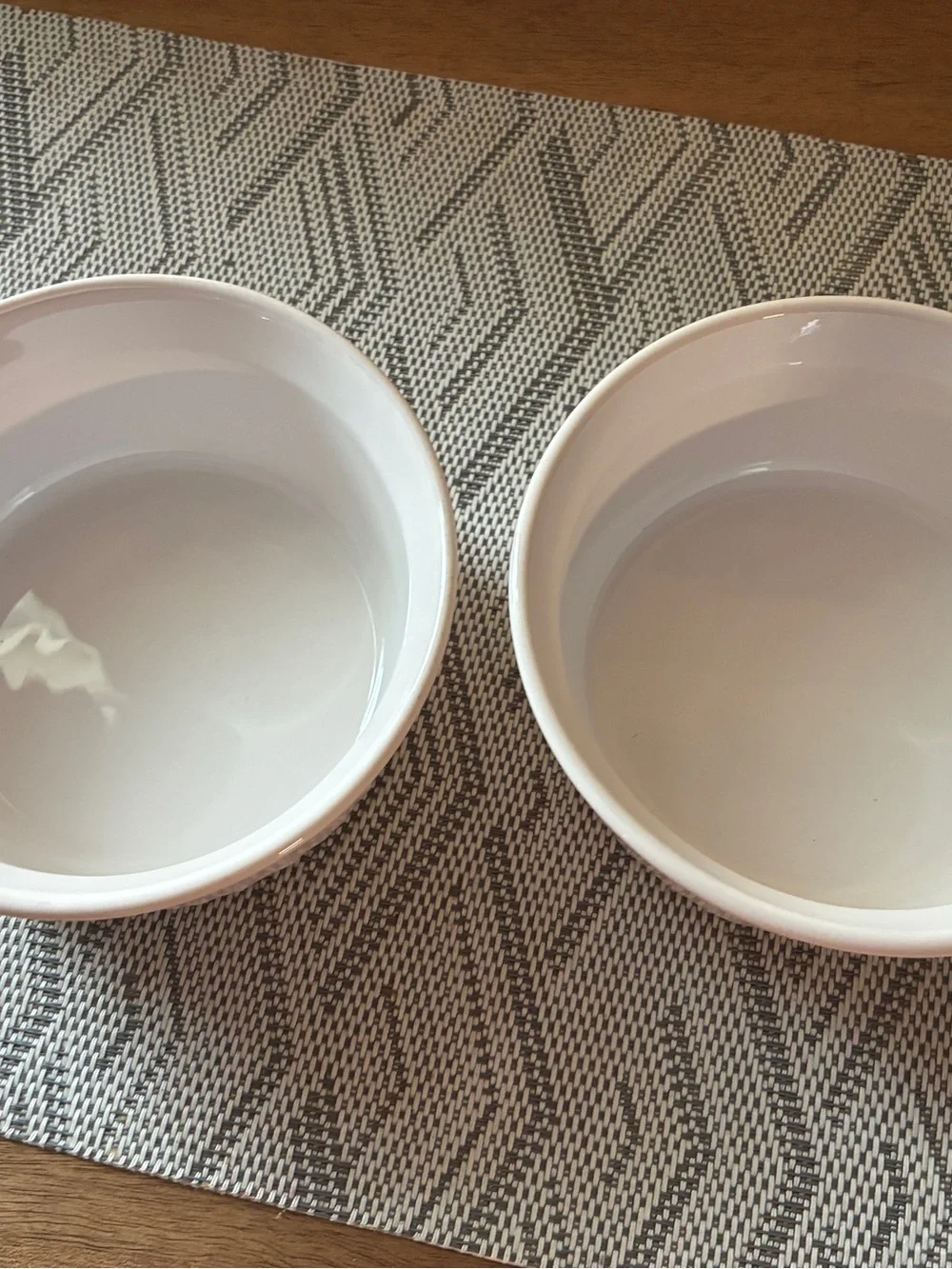 Set of 2 Corning Ware FRENCH WHITEF-16-B 500ml Round Individual Casserole Dishes